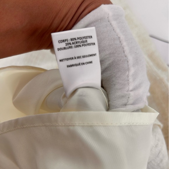 ASTR the Label Kiona Tweed Mini Skirt MSRP $109 Size M Cream - Picture 7 of 13